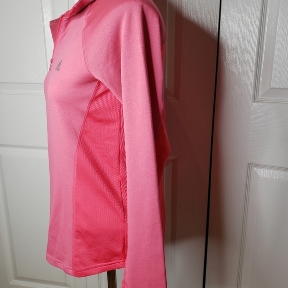 Adidas pink track climalite jacket - Picture 4 of 9